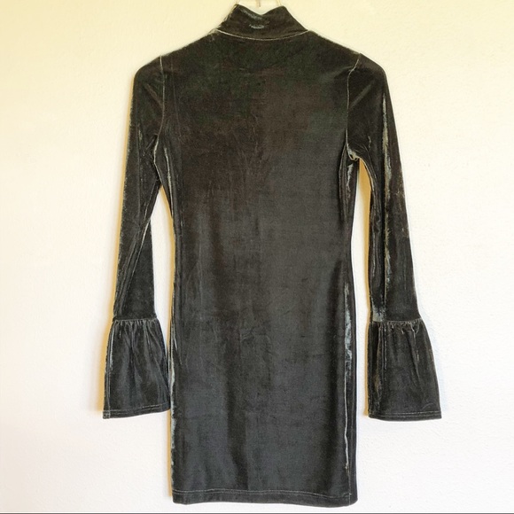 Necessary Clothing | Olive Velveteen Dress | Small - Picture 4 of 5
